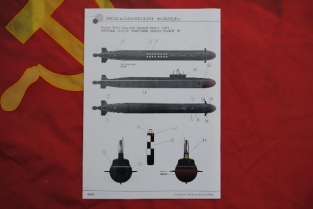 Bronco NB5023  Russian Borei Class K550 Alexander Nevskiy SSBN Submarine